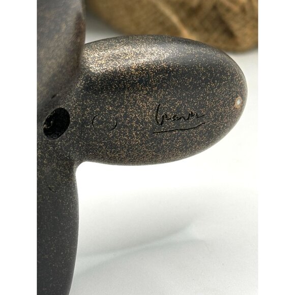 Michael Graves Clear Lucite Desk Alarm Clock Tripod Bronze Base - Picture 10 of 10